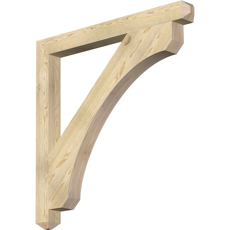 Ekena Millwork Legacy Craftsman Rough Sawn Bracket, Douglas Fir, 4"W x 44"D x 44"H BKT04X44X44LEC04RDF